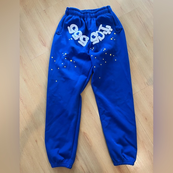 Sp5der Women's Blue Sweats - Picture 1 of 2